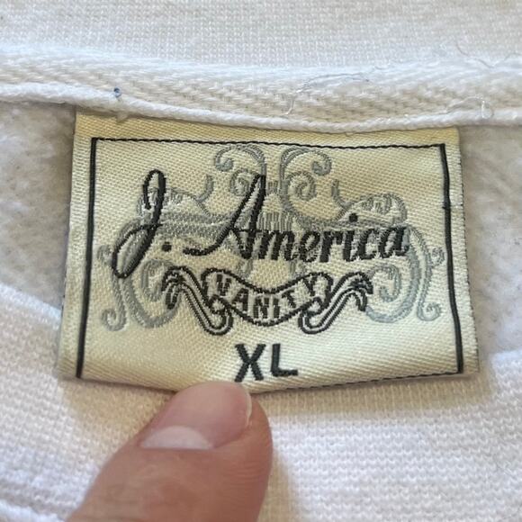 J America Kentucky Wildcats Embroidered White Crewneck Large - Picture 3 of 6